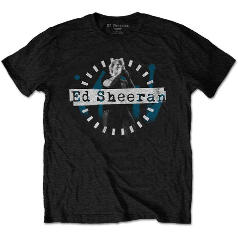 Ed Sheeran T Shirt - Dashed Stage Photo