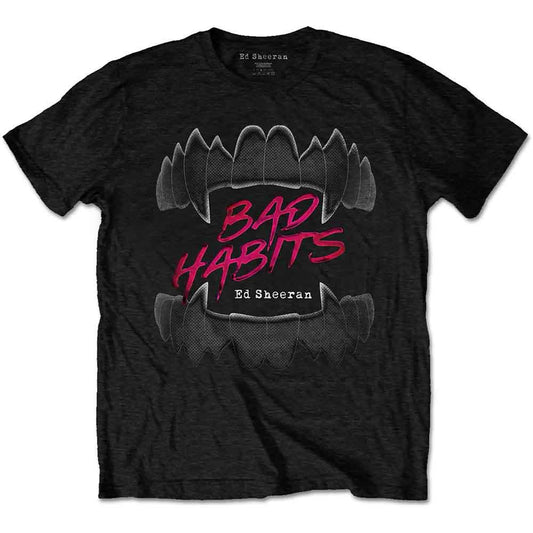 Ed Sheeran T Shirt - Bad Habits