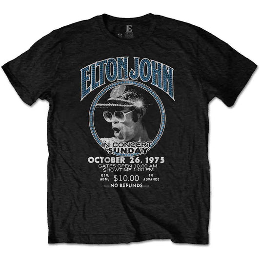 Elton John T Shirt - Live in Concert