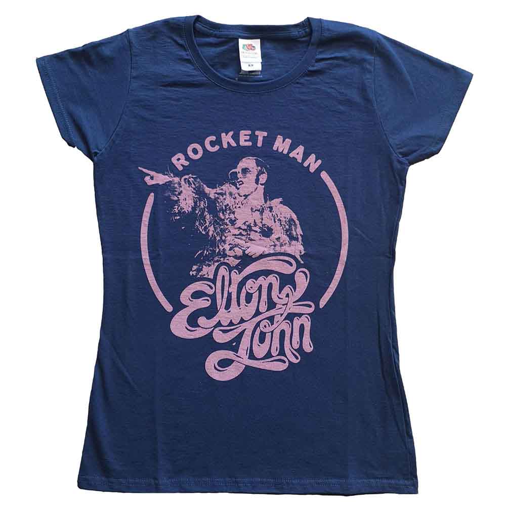 Elton John Woman's T Shirt - Rocketman Circle Point