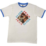 Elton John T Shirt - Piano Diamond Ringer
