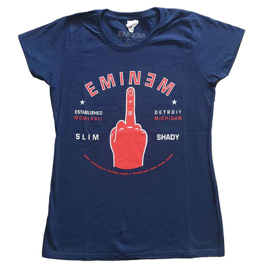 Eminem Woman's T Shirt - Detroit Finger