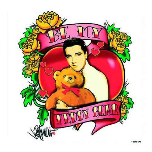 Elvis Presley Cork Coaster - Black Metal JD Print | Buy Now For 9.99