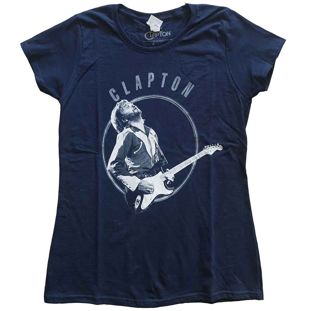 Eric Clapton Woman's T Shirt - Vintage Photo