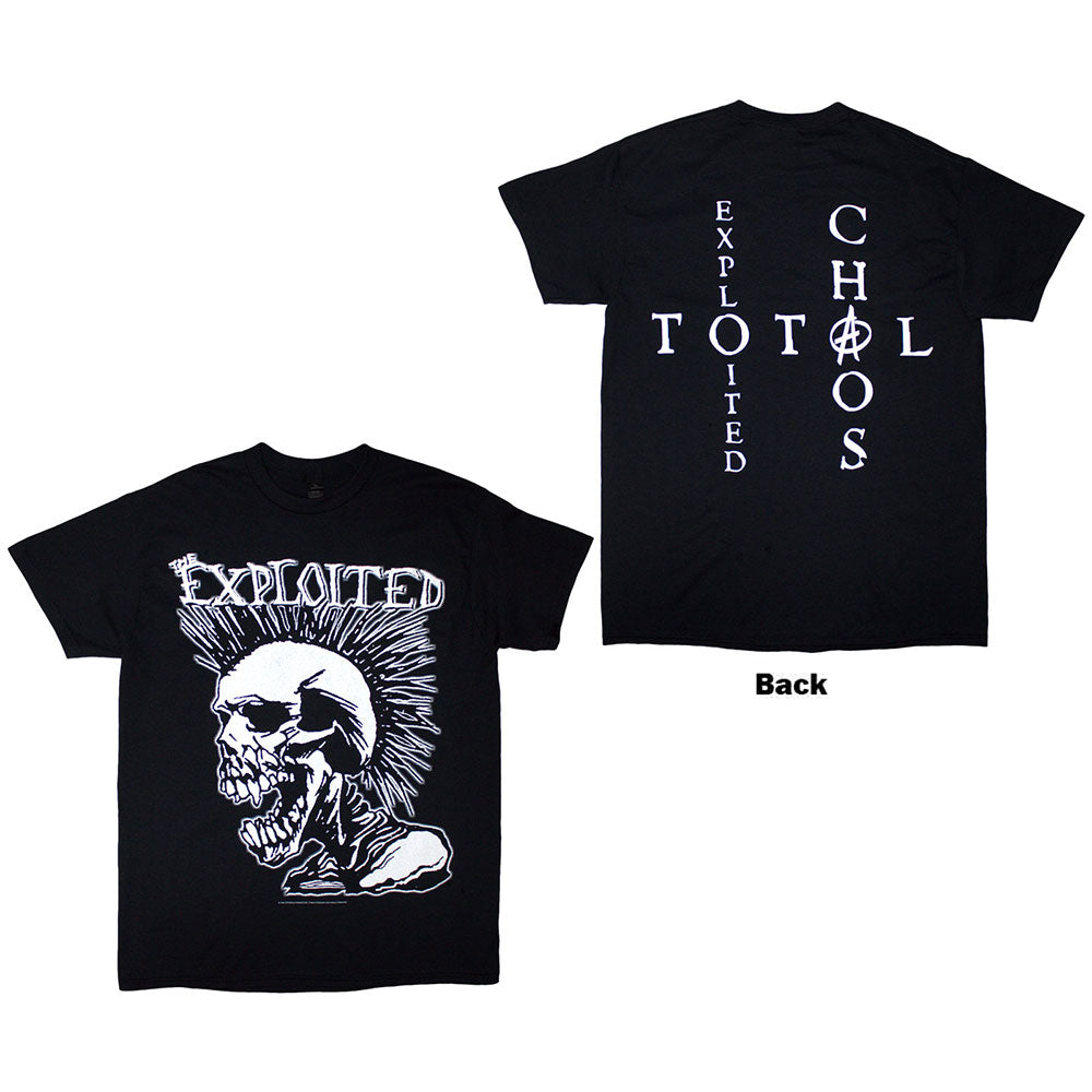 The Exploited T Shirt - Mohican Skull | Buy Now For 24.99