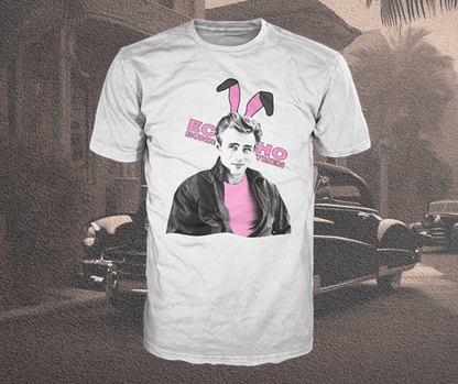 Official Echo & The Bunnymen 'James Dean' Bunny Ears T-Shirt