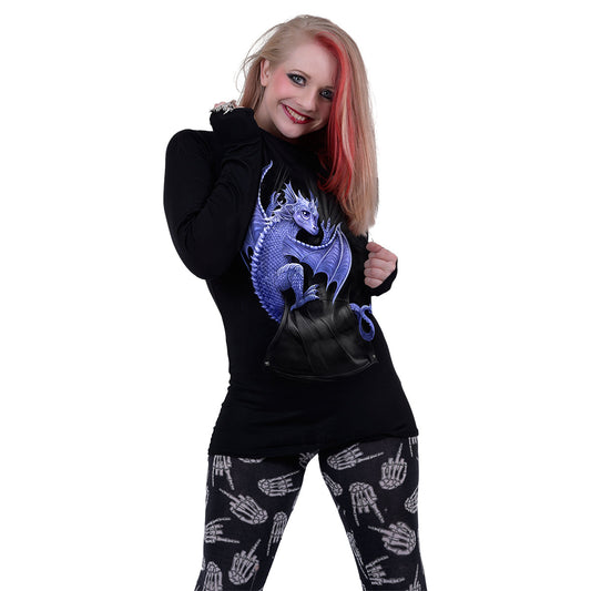 POCKET DRAGON - Baggy Top Black