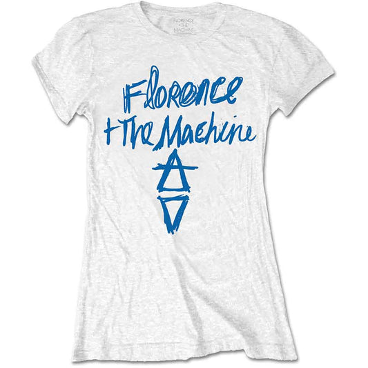 Florence & The Machine Woman's T Shirt - Hand Drawn Logo