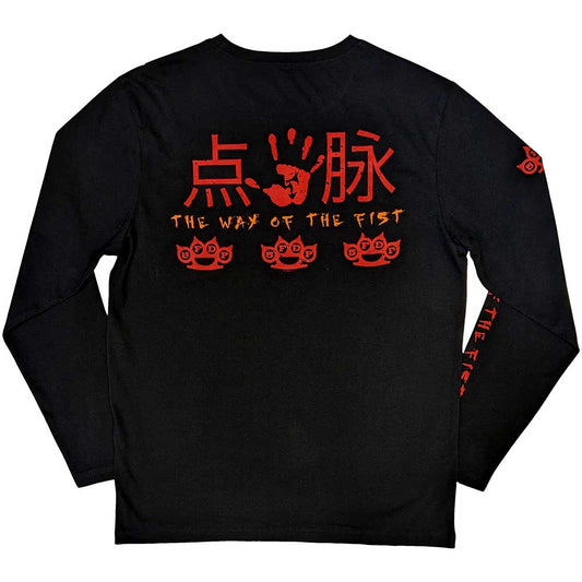 Five Finger Death Punch Long Sleeve T Shirt - The Way Of The Fist