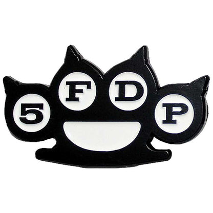 Five Finger Death Punch Pin Badge - Knuckles B&W