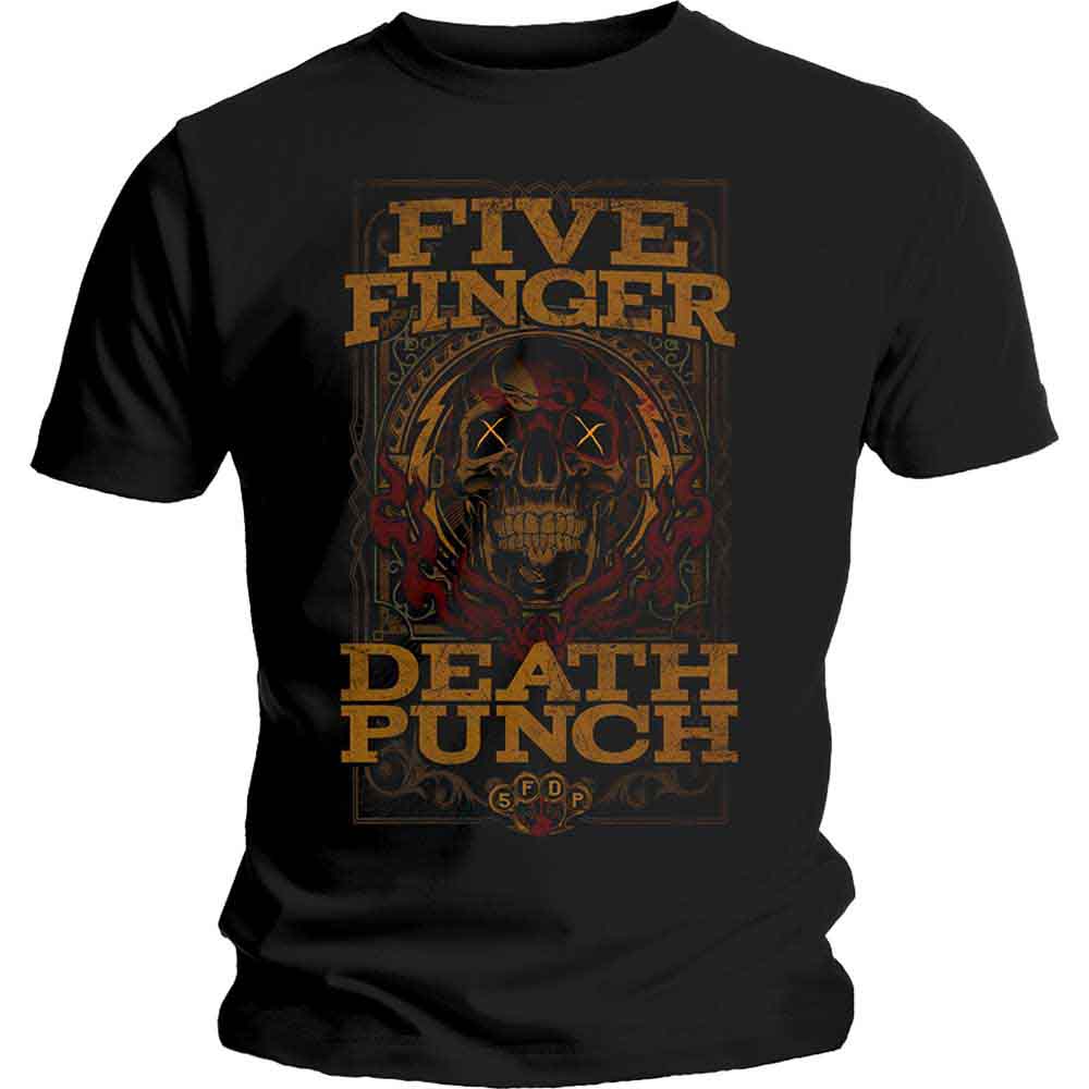 Five Finger Death Punch T Shirt - Wanted
