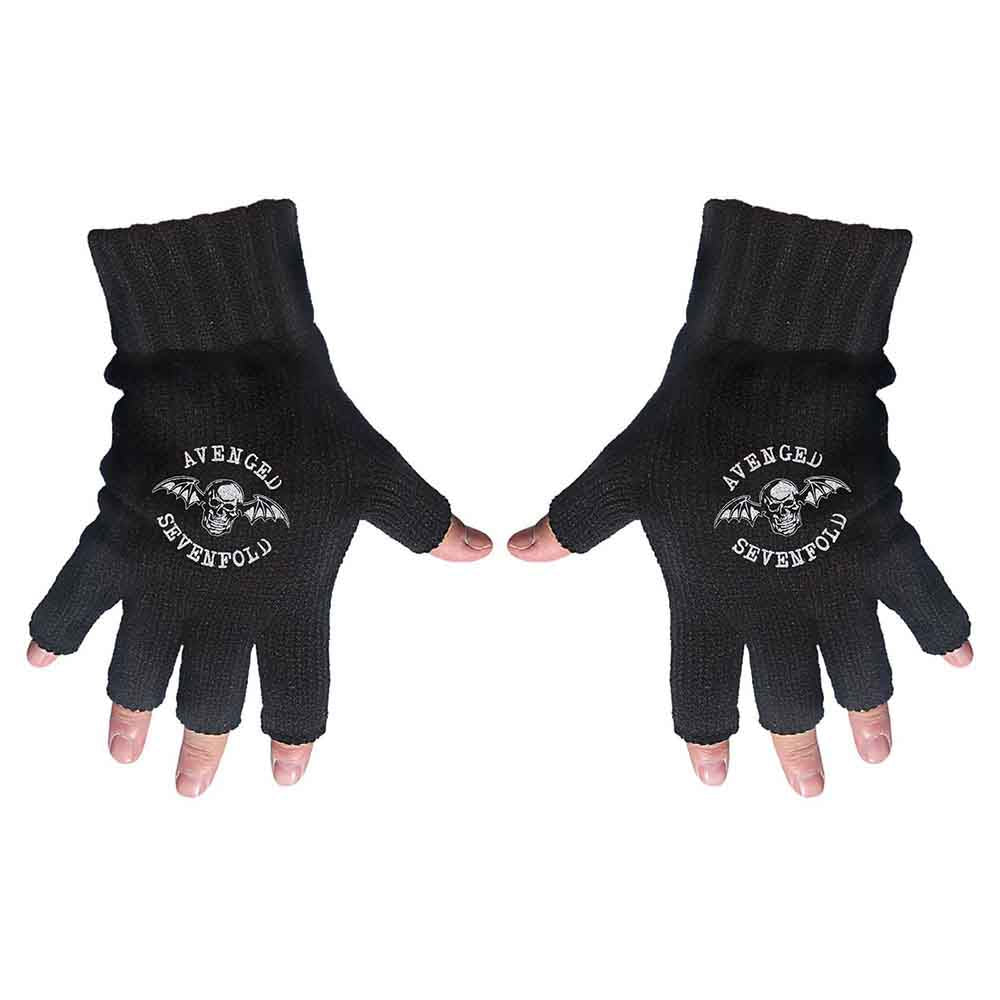 Avenged Sevenfold Fingerless Gloves - Death Bat