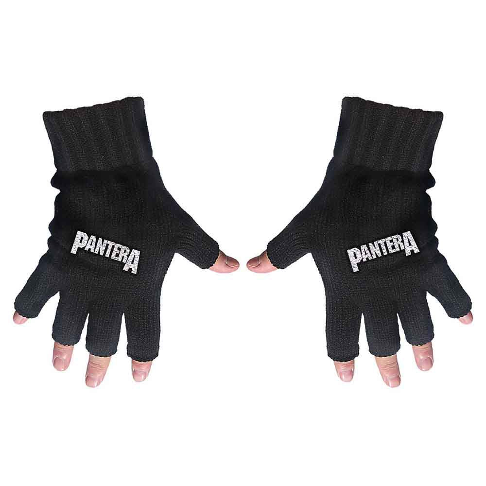Pantera Fingerless Gloves - Logo