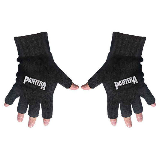 Pantera Fingerless Gloves - Logo