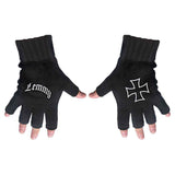 Lemmy Fingerless Gloves - Logo & Iron Cross