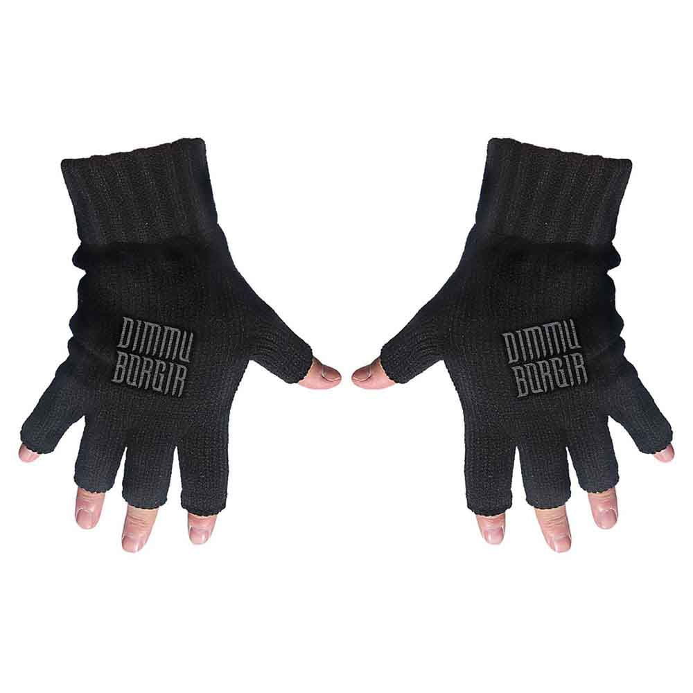 Dimmu Borgir Fingerless Gloves - Logo