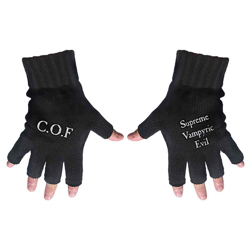 Cradle Of Filth Fingerless Gloves - COF/Supreme Vampiric