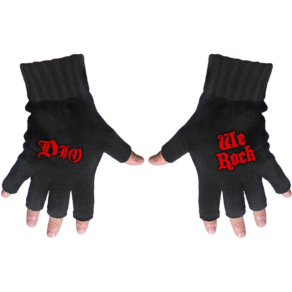 Dio Fingerless Gloves - We Rock