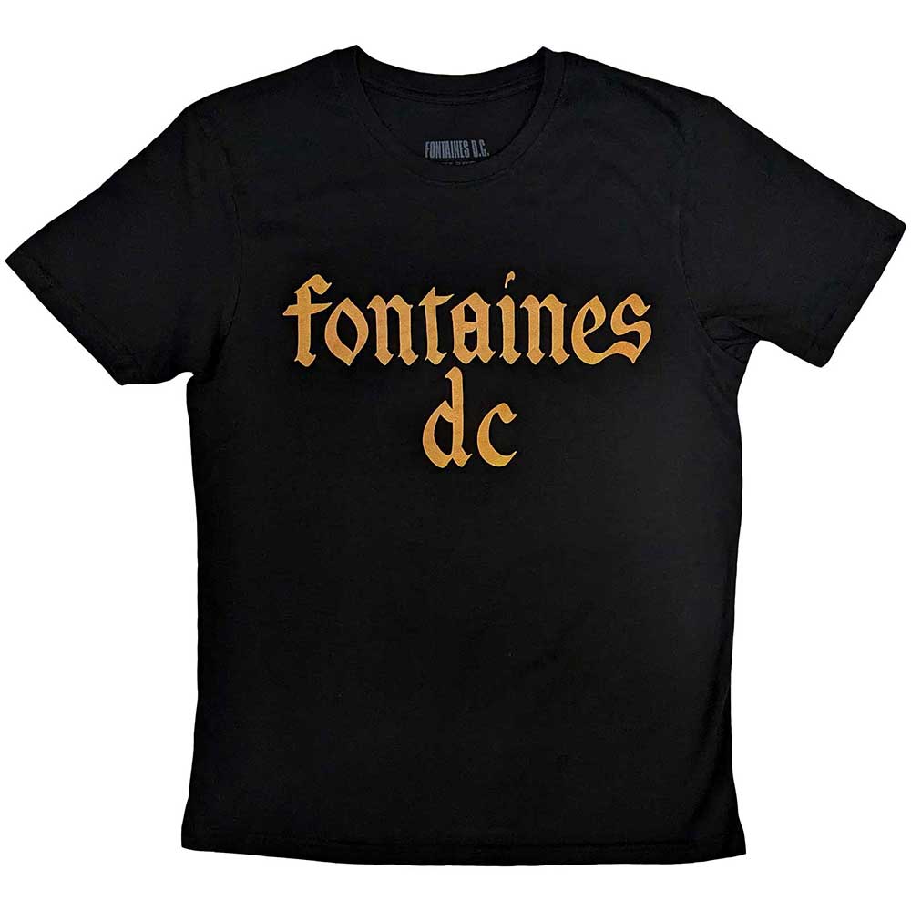 Fontaines D.C. T Shirt - Gothic Logo