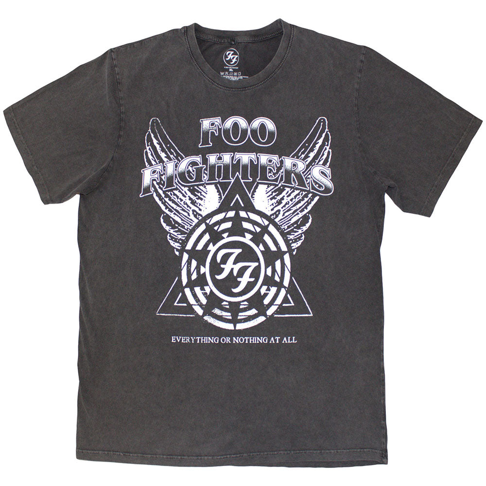 Foo Fighters T Shirt - EONAA Logo Stone Wash