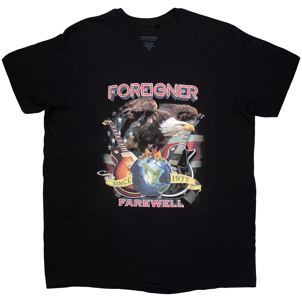 Foreigner T Shirt - Farewell Eagle