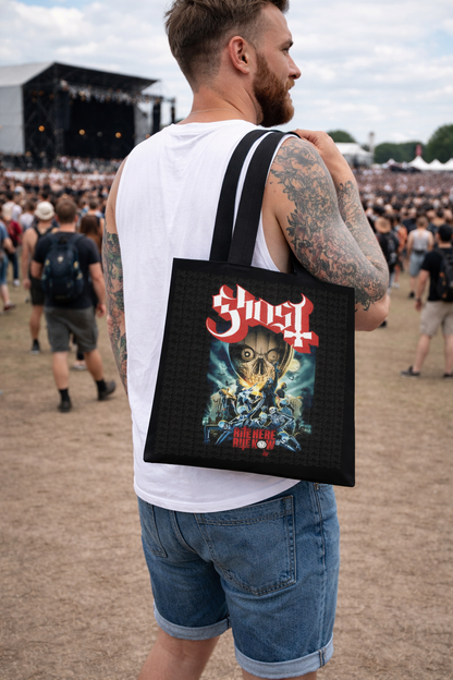 Rocksax Ghost Tote Bag - Rite Here, Rite Now