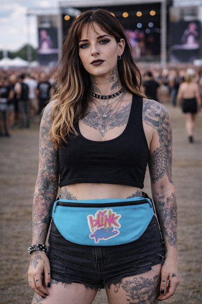 Rocksax Blink 182 Bum Bag (Fanny pack) - Logo Blue