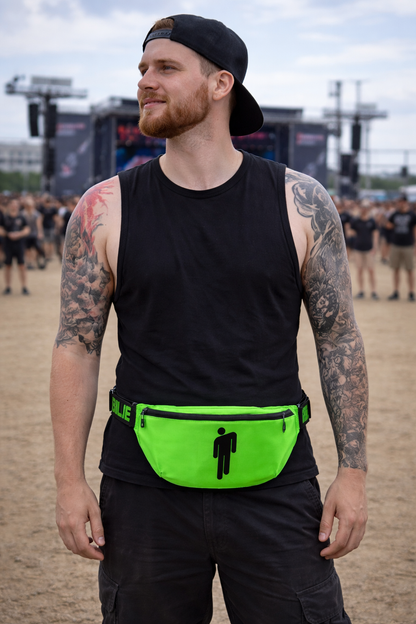 Rocksax Billie Eilish Bum Bag - Bad Guy Green