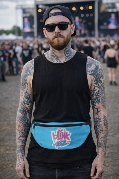 Rocksax Blink 182 Bum Bag (Fanny pack) - Logo Blue