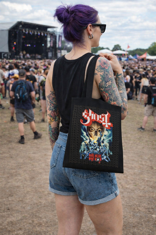 Rocksax Ghost Tote Bag - Rite Here, Rite Now