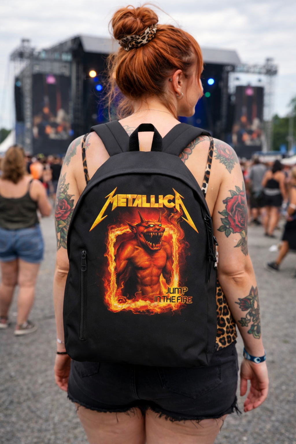 Rocksax Metallica Graphic Daypack - Jump In The Fire