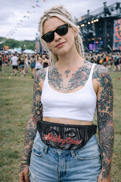 Rocksax Mötley Crüe Bum Bag (Fanny pack) - Dr FG Face