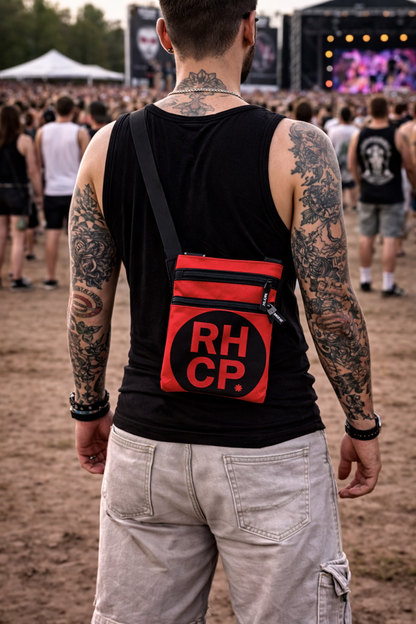 Rocksax Red Hot Chili Peppers Body Bag - Red Square