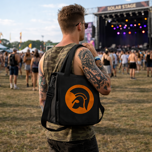 Rocksax Trojan Vinyl Backpack - Helmet