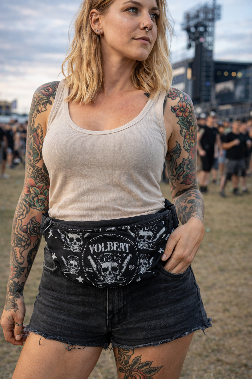 Rocksax Volbeat Bum Bag (Fanny pack) - Barber