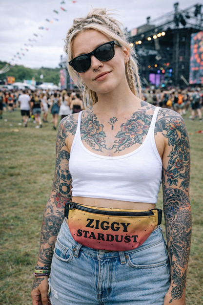 Rocksax David Bowie Bum Bag - Ziggy Stardust