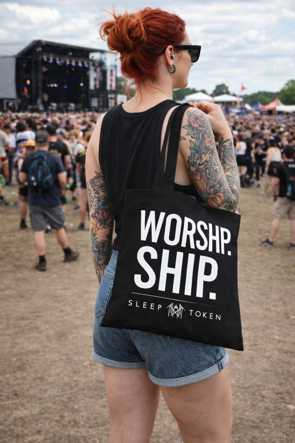 Rocksax Sleep Token Tote Bag - Worship