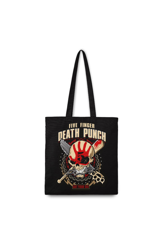 Rocksax Five Finger Death Punch Tote Bag - Got Your Six