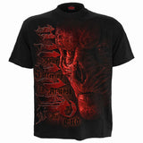VECNA - SUFFER - Front Print T-Shirt Black