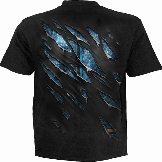 SUPERMAN - RIPPED - T-Shirt Black