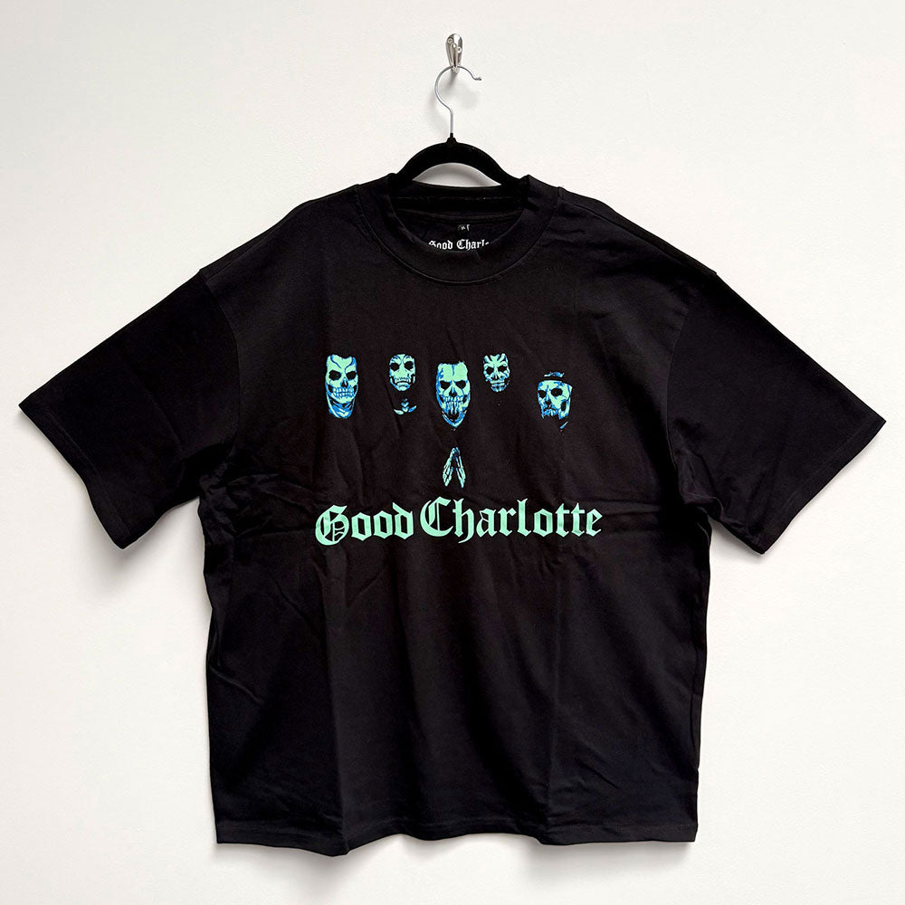 Good Charlotte T Shirt - Generation Rx Skulls Oversized | Buy Now For 29.99