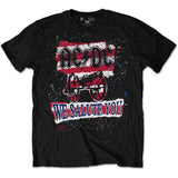 AC/DC T Shirt - We Salute You Stripe