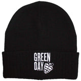 Green Day Beanies - Stacked Logo & Grenade