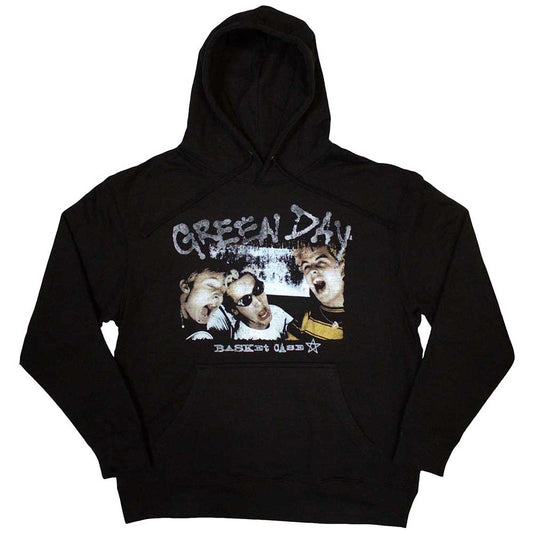 Green Day Pullover Hoodie - Basket Case Star