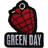 Green Day Patches - Iron On - Grenade Logo