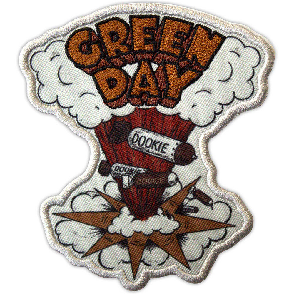 Green Day Patches - Iron On - Dookie Bombs
