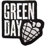 Green Day Patches - Iron On - Stacked Logo & Grenade