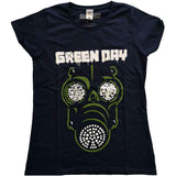 Green Day Woman's T Shirt - Green Mask
