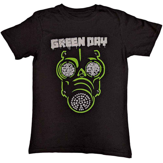 Green Day T Shirt - Green Mask