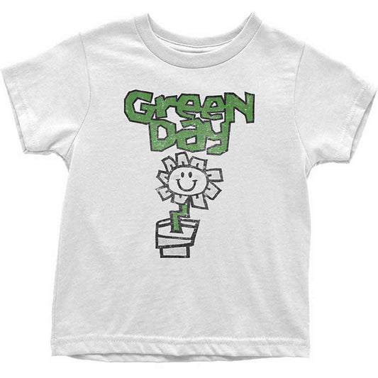 Green Day Children's T Shirt - Flower Pot